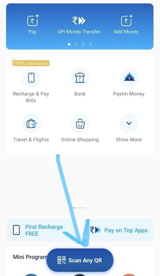 paytm homepage