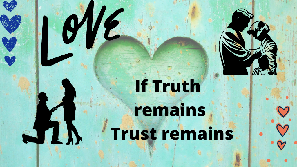 if you love someone then telling a lie would become impossible thing.