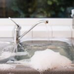 messy sink