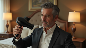 How to Use a Hair Dryer for Men's Hairstyling
